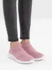 Розовый кроссовки женские слипоны