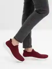 Бордовый кроссовки женские слипоны