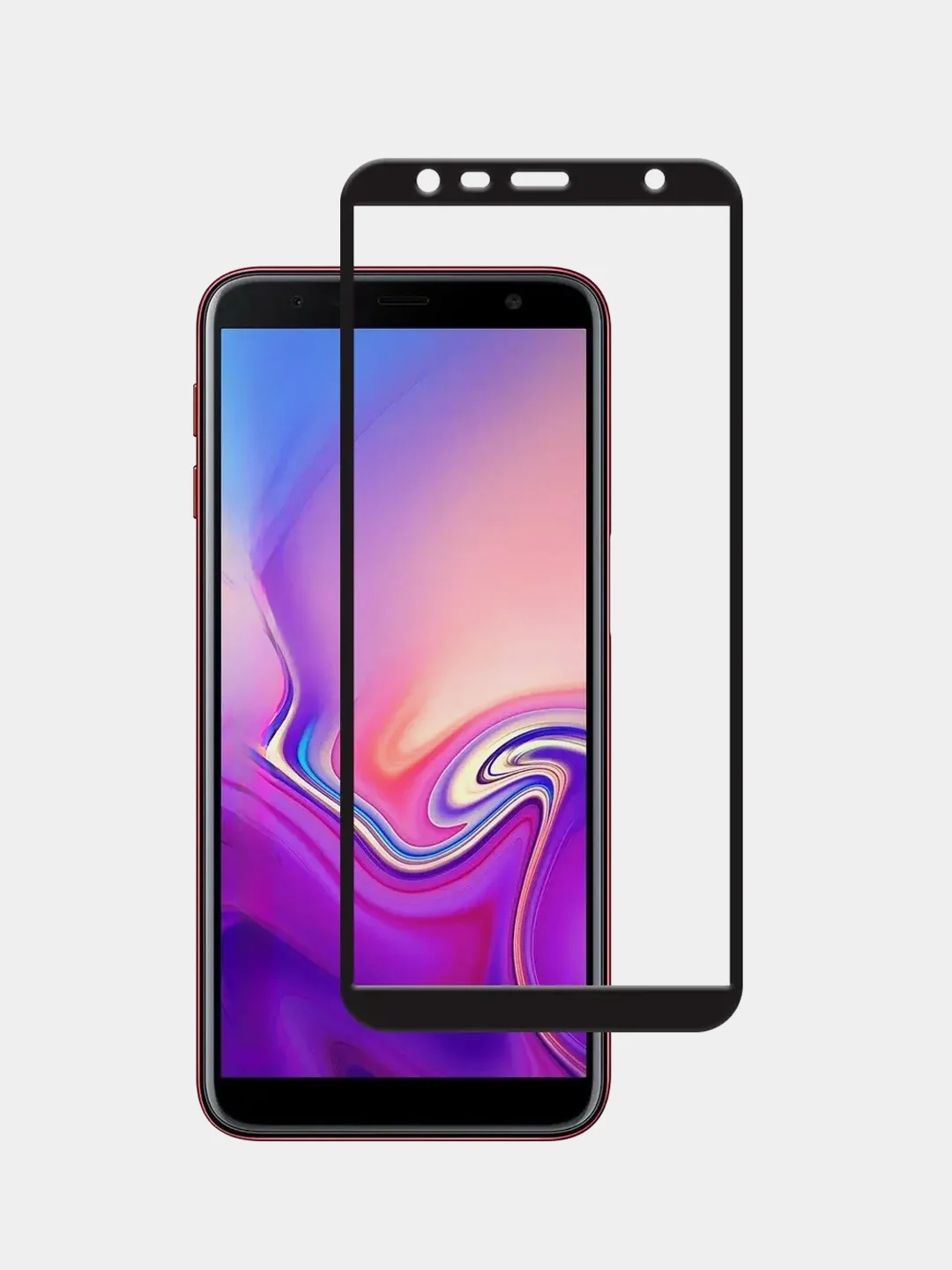 Прозрачный защитное стекло для Samsung J6 Plus, J4 plus, J8 plus, a7 2018, j8 2018