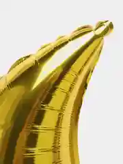 Золотой шар фольгированный Луна, Полумесяц, 28"
