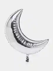 Золотой шар фольгированный Луна, Полумесяц, 28"