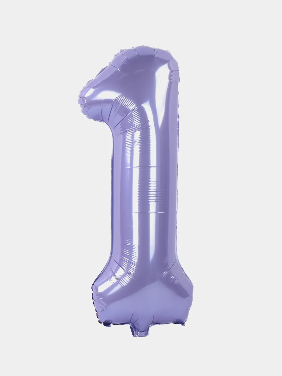 Аметистовый шар цифра фольгированный 40", цифра 1