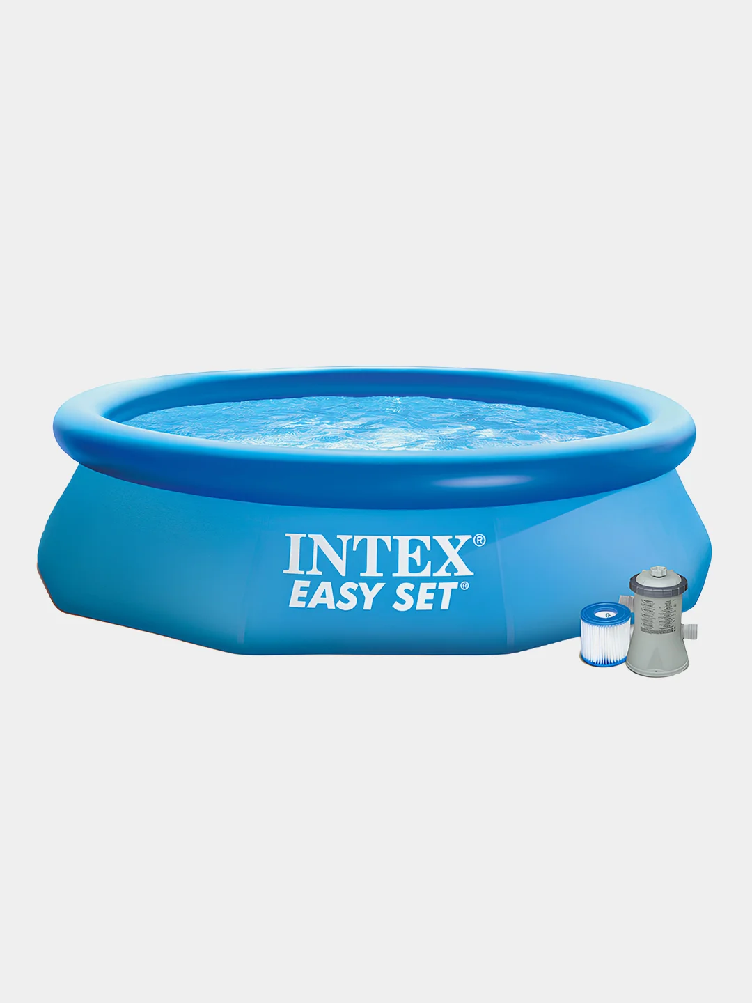 Голубой бассейн Intex Easy Set, фильтр-насос в комплекте, 305 х 76 см, 3853 л