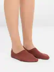 Красный носки лодки из хлопка
