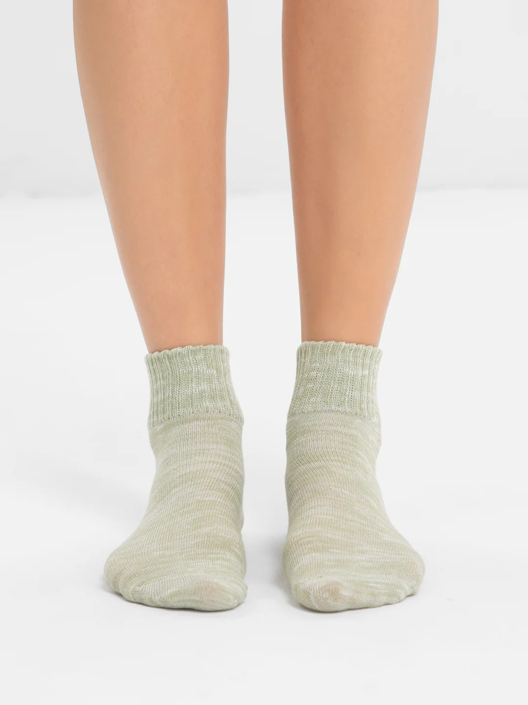 Зеленый носки женские POOPSOCKS, средней длины