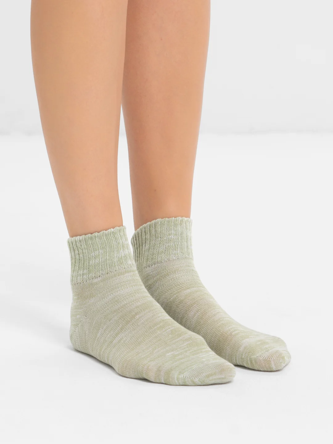 Зеленый носки женские POOPSOCKS, средней длины