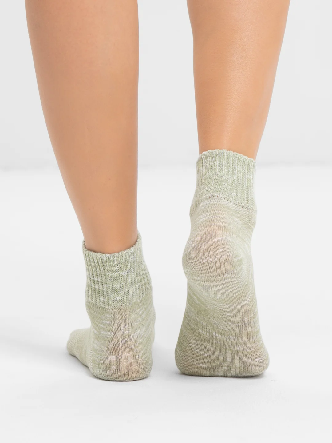 Зеленый носки женские POOPSOCKS, средней длины