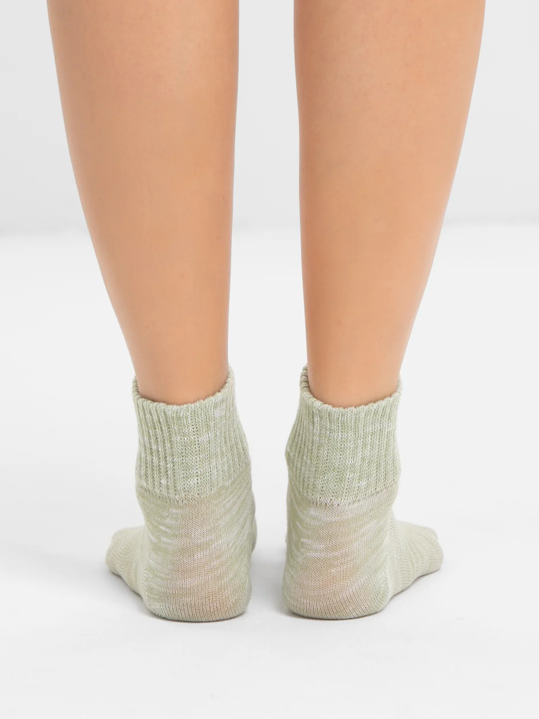 Зеленый носки женские POOPSOCKS, средней длины