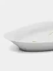 Белый селедочница, фарфор