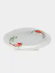 Белый селедочница, фарфор