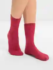 Фуксия носки женские теплые из ангоры, OSKO