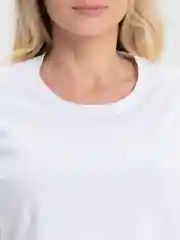 Футболка женская однотонная, белая, Lilians
