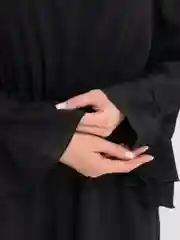 Черный комбинезон женский с шортами, на праздик, с длинным рукавом