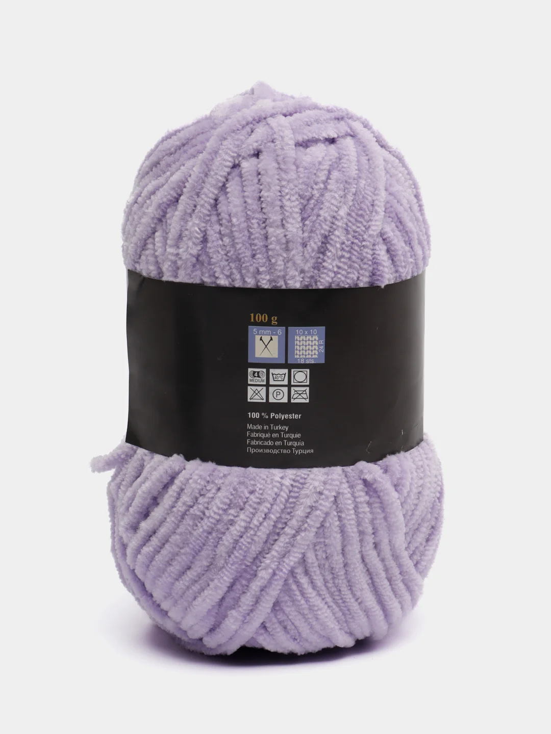 Фиолетовый плюшевая пряжа Himalaya Bursa Chenille, 100 г, 120 м