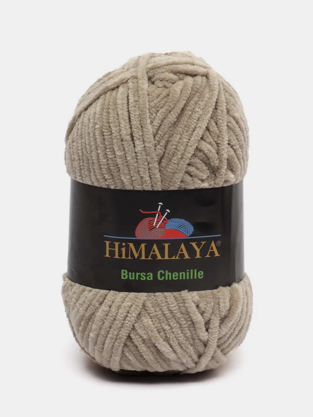 Коричневый плюшевая пряжа Himalaya Bursa Chenille, 100 г, 120 м