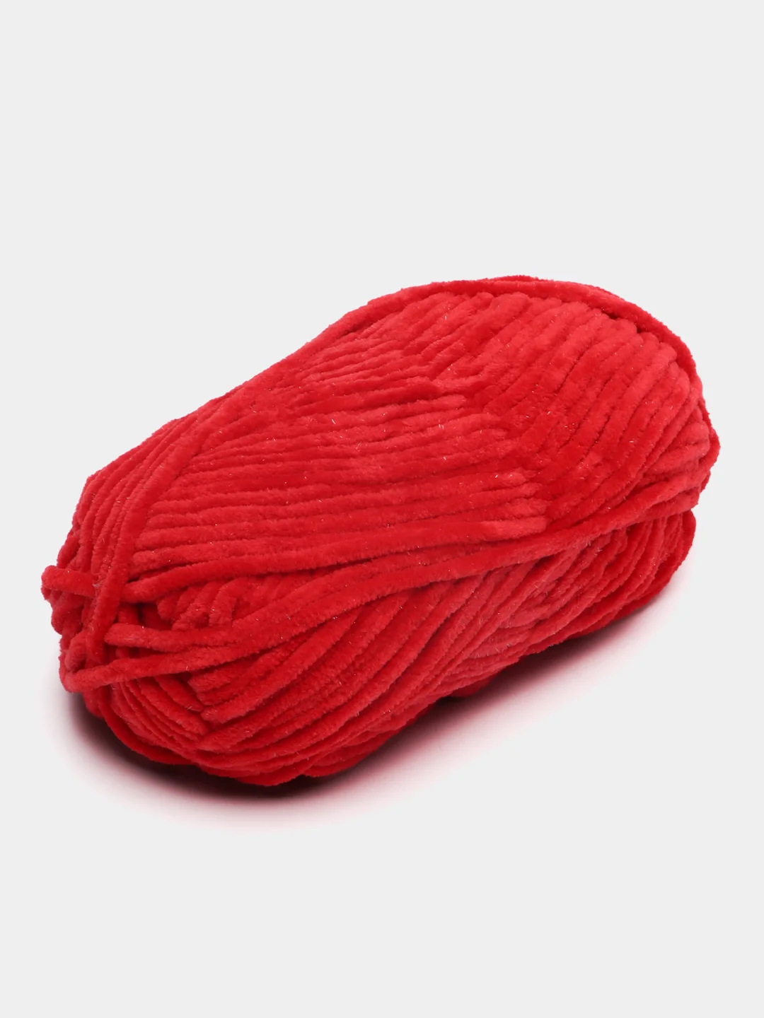Красный плюшевая пряжа Himalaya Bursa Chenille, 100 г, 120 м