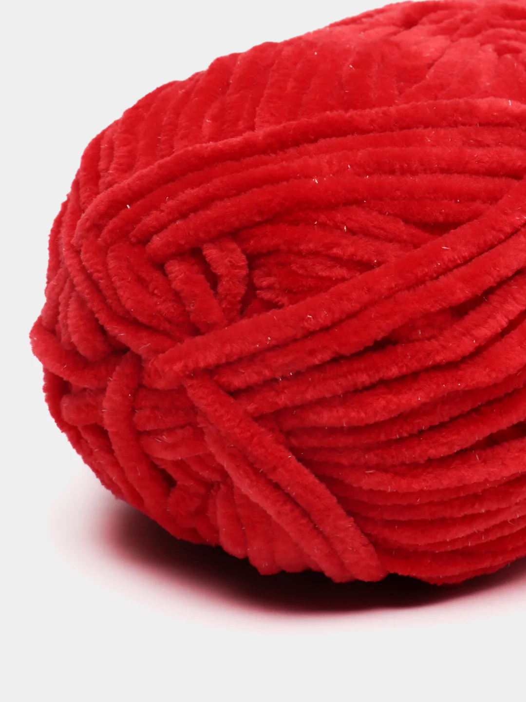Красный плюшевая пряжа Himalaya Bursa Chenille, 100 г, 120 м