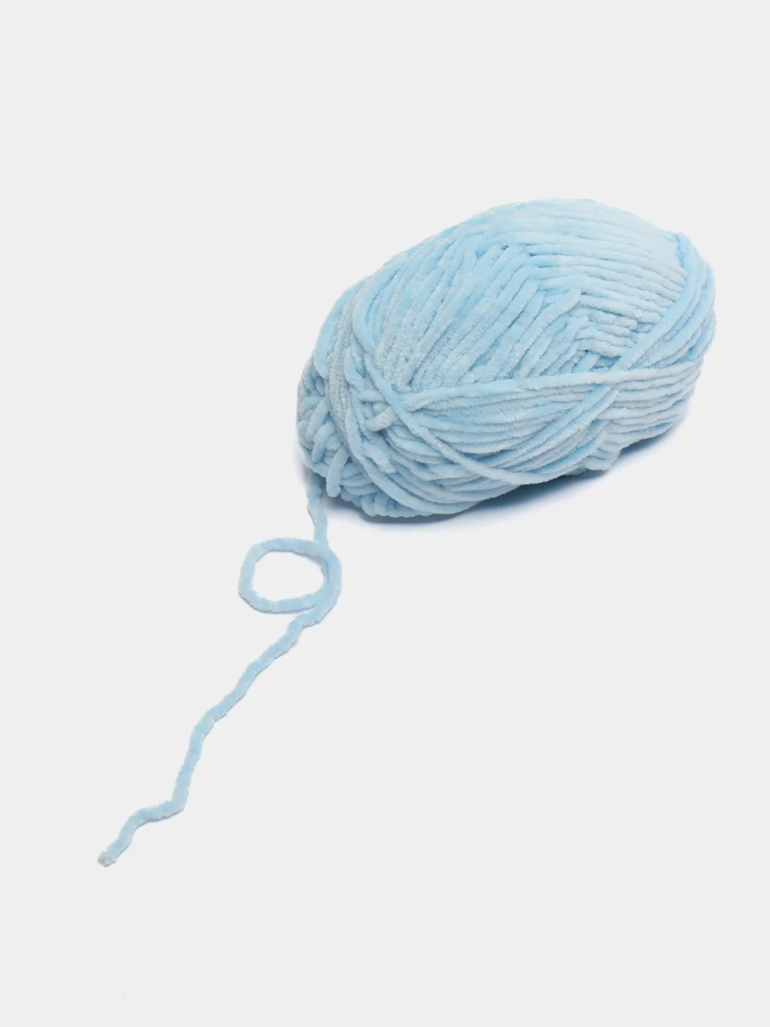 Голубой плюшевая пряжа Himalaya Bursa Chenille, 100 г, 120 м