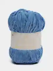 Голубой плюшевая пряжа Bunny Baby, 100 г, 120 м