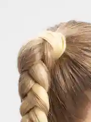 Песочный хаки накладной хвост косичка , шиньон коса на резинке, 85 см