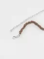 Конфетный чокер из бисера на шею