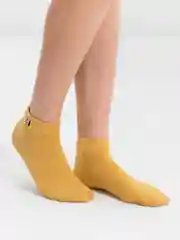 Желтый носки женские с рисунком