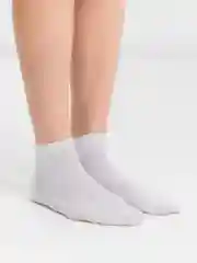 Носки короткие, белые, спортивные