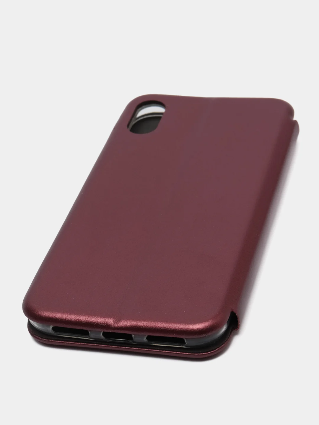 Бордовый чехол книжка кожаный для iPhone 11, 11 Pro, 11 Pro Max, 7/8, 7/8 Plus, XS MaX, X/XS