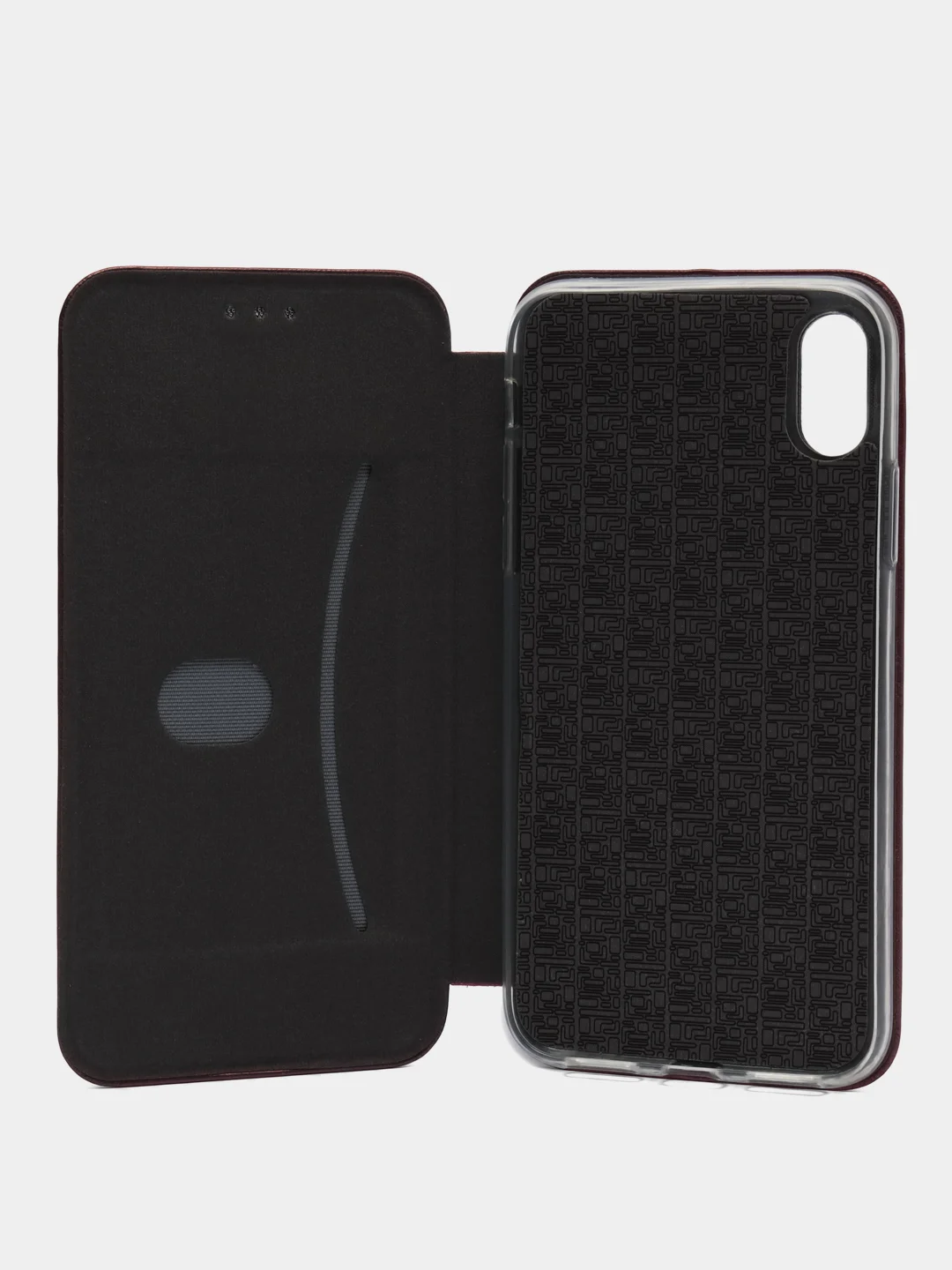 Бордовый чехол книжка кожаный для iPhone 11, 11 Pro, 11 Pro Max, 7/8, 7/8 Plus, XS MaX, X/XS