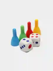 Настольная игра для девочек "Весёлые ходилки" 4 в 1 (раскраска)
