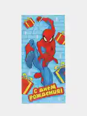 Лазурный конверт для денег Человек-паук/ Тачки