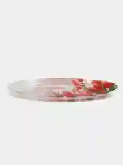 Алый селедочница, блюдо для рыбы, стекло