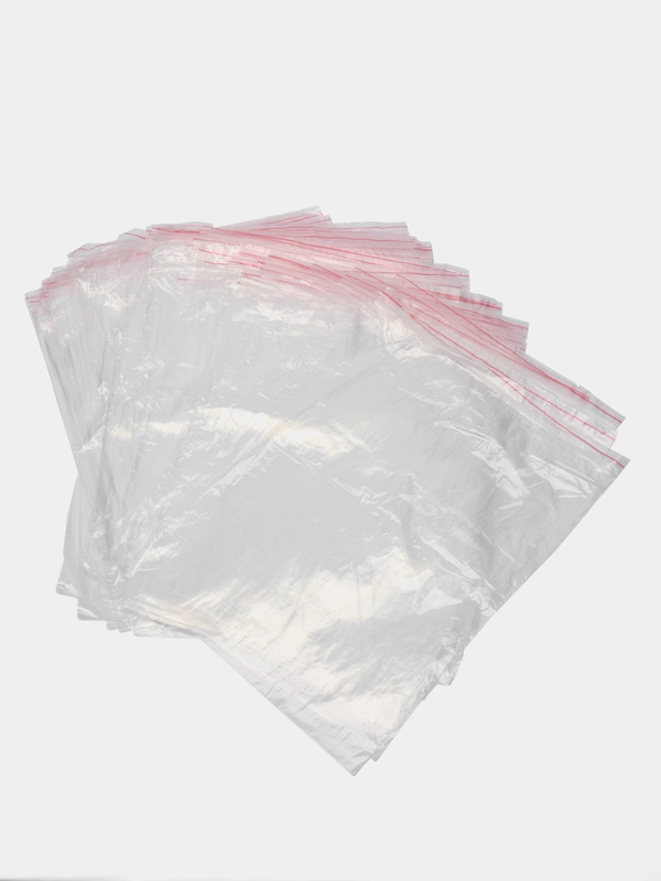 Зип-лок пакеты 30 х 40 см, 100 штук, гриппер, с замком зиплок (zip-lock)