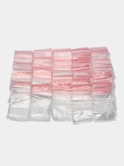 Зип-лок пакеты 10 х 10 см, 100 штук, гриппер, с замком зиплок, zip-lock