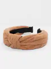 Коричневый ободок женский