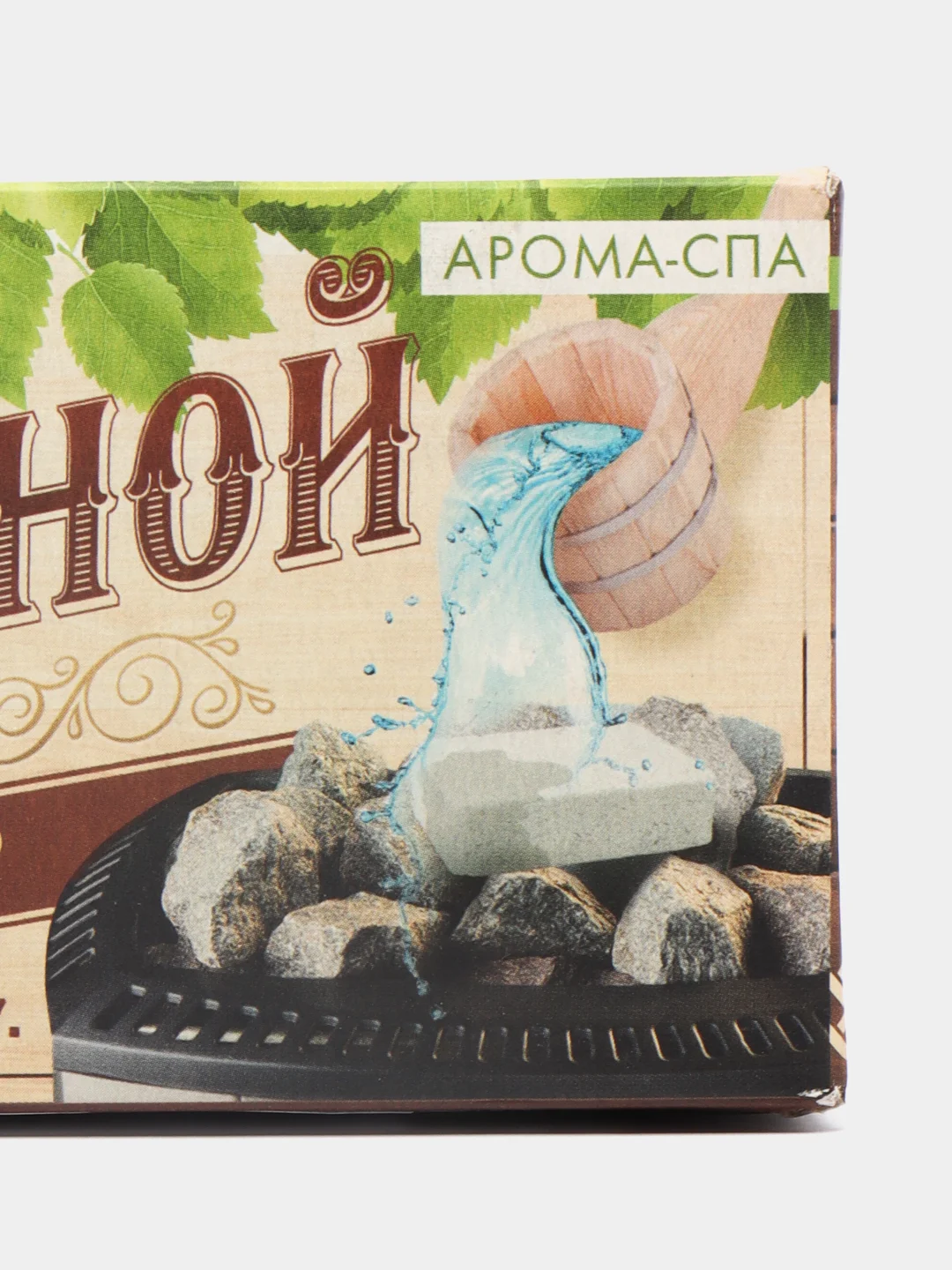 Соляной брикет для бани, с ароматом, 4 штуки