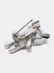 Серебряный брошь "Мишка"