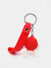 Красный брелки силиконовые