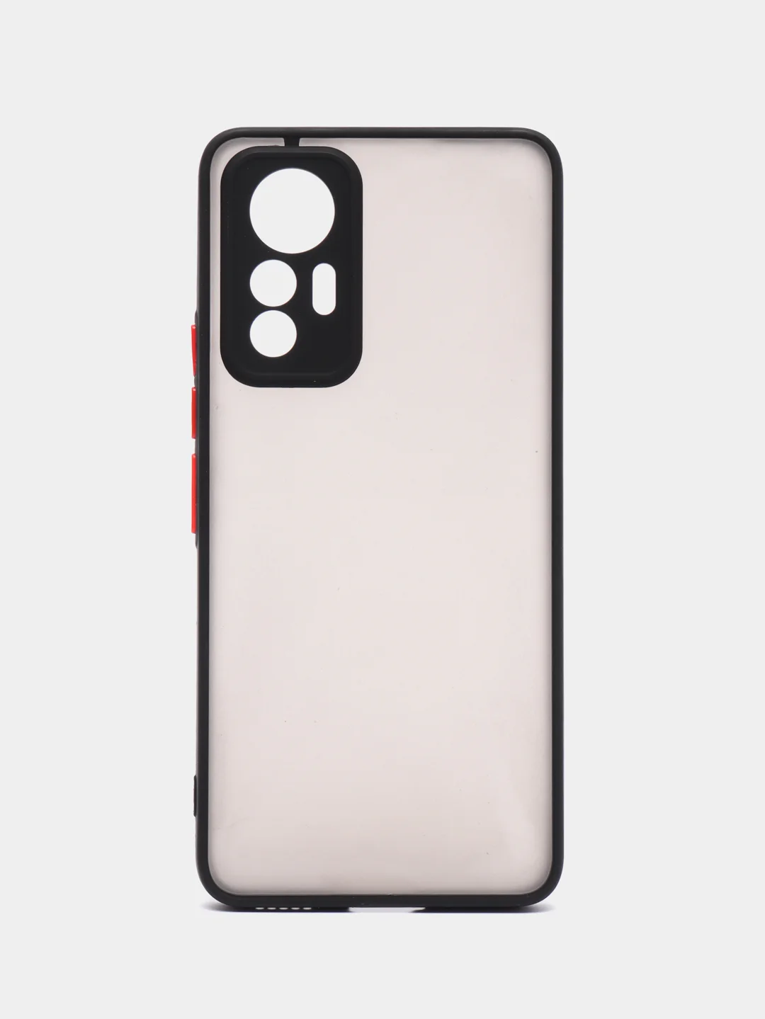 Черный чехол для Xiaomi 12 lite, матовый, пластиковый