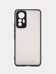 Черный чехол для Xiaomi 12 lite, матовый, пластиковый