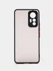 Черный чехол для Xiaomi 12 lite, матовый, пластиковый