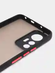 Черный чехол для Xiaomi 12 lite, матовый, пластиковый