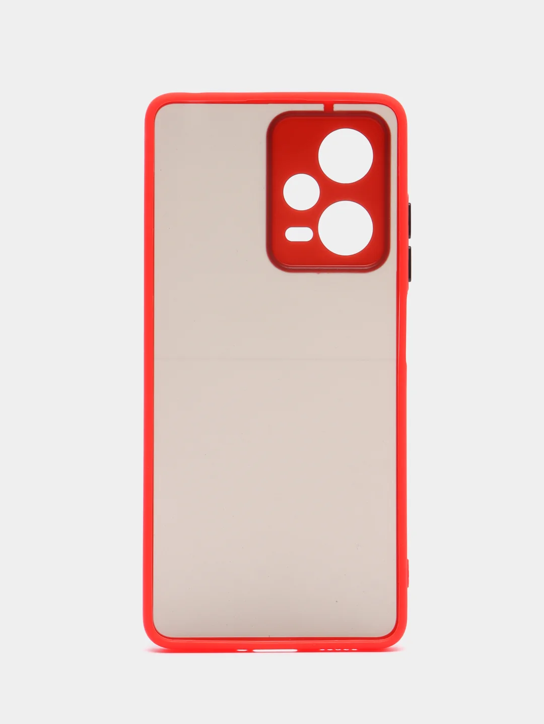 Красный чехол для Xiaomi Redmi Note 12 Pro Plus 5G, матовый, пластиковый