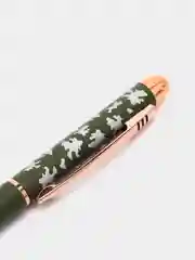 Горчичный ручка металлическая, в подарочном тубусе, синяя, 1 мм