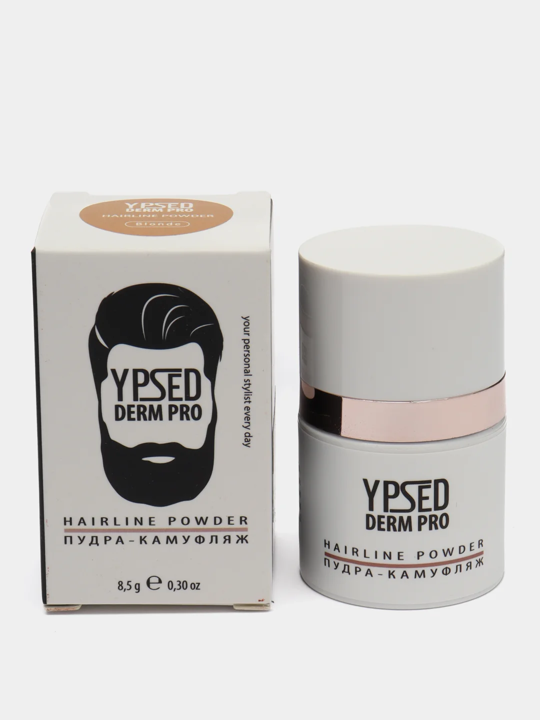 Светло-жёлтый пудра-камуфляж для волос Ypsed Derm PRO, 8,5 г