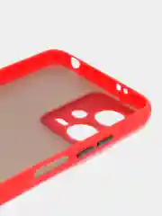 Красный чехол для Xiaomi Redmi Note 12 5G, матовый, пластиковый