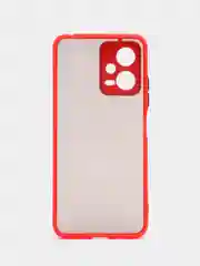 Красный чехол для Xiaomi Redmi Note 12 5G, матовый, пластиковый