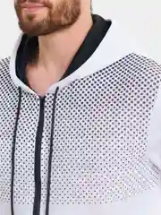 Белый спортивный костюм, мужской: толстовка и штаны джоггеры