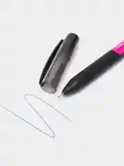 Розовый ручка шариковая "Color Zone stick" синяя, 0,7 мм