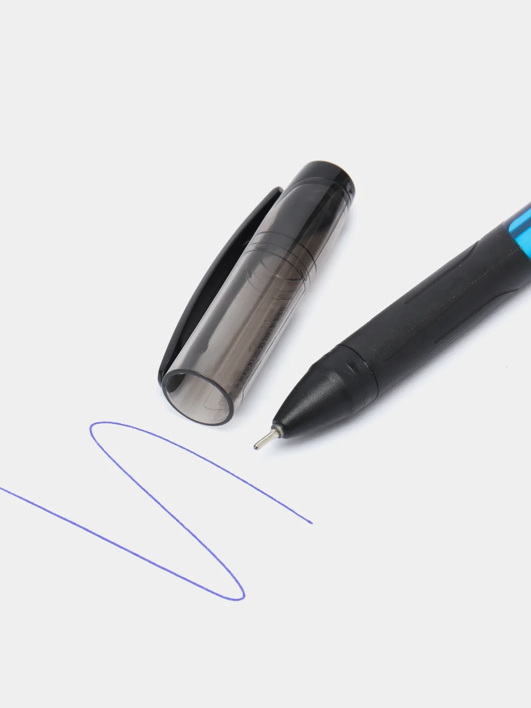 Голубой ручка шариковая "Color Zone stick" синяя, 0,7 мм